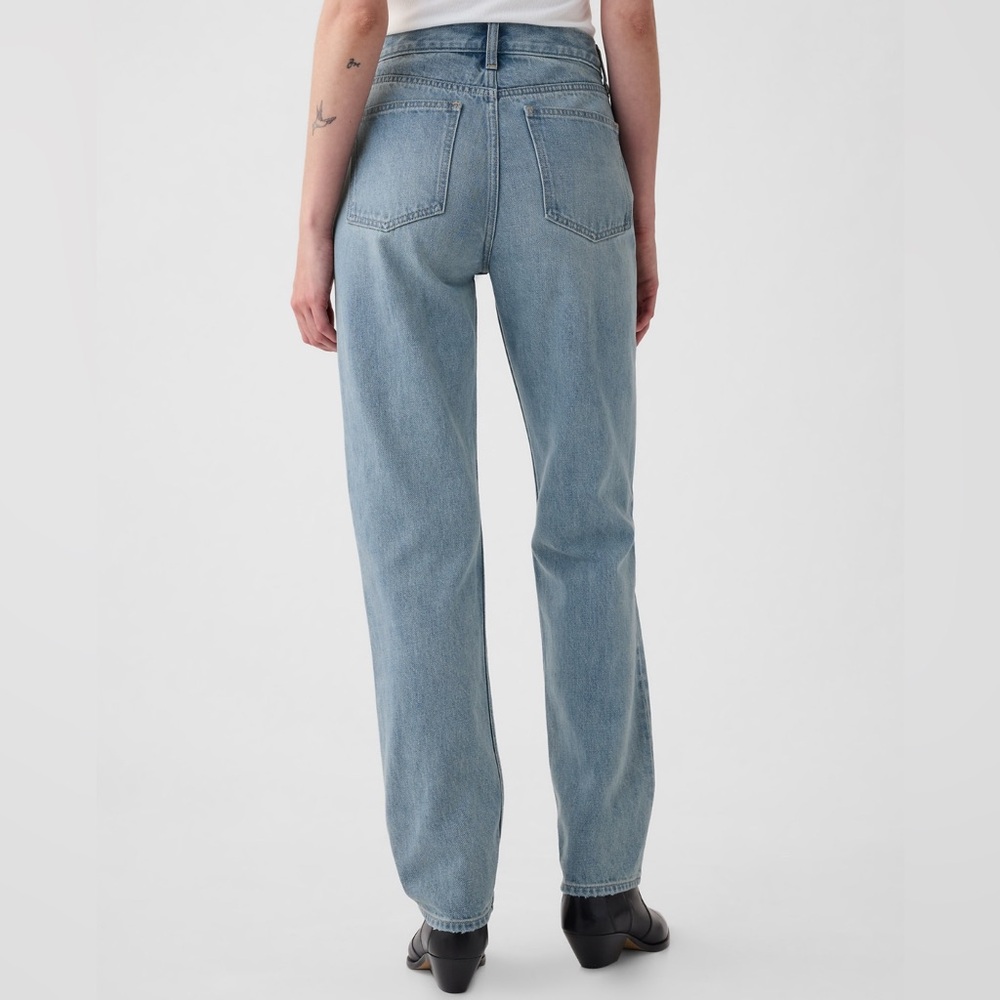 GAP High Rise Rigid '90s Straight Jeans - Picture 4 of 10